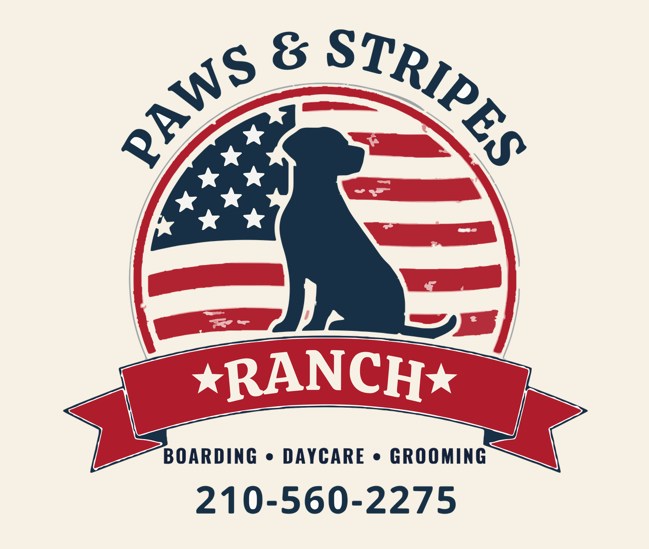 Paws & Stripes Ranch logo